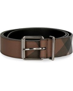 Burberry Checked Buckle Belt