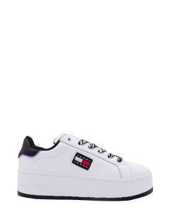 Tommy Jeans Logo Patch Lace-Up Sneakers