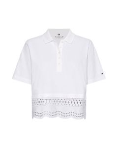 Polo Shirt With Perforated Detail