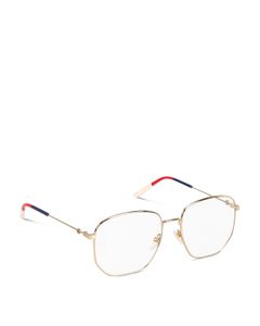 Gold-tone metal optical glasses