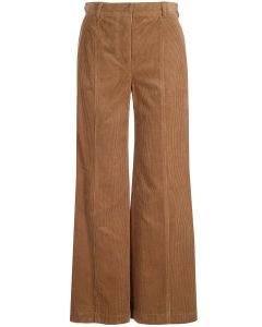 Burberry High-Rise Flared Corduroy Pants