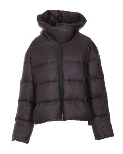 Pinko Front-Zip Down Hooded Jacket