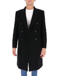 Vetements Notched Collar Double-Breasted Coat