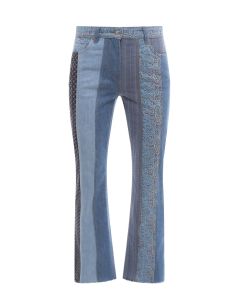 Etro Patchwork Flared Jeans