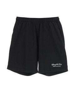 Sporty & Rich Logo Embroidered Gym Shorts