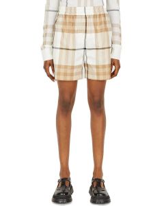 Burberry Checked Elasticated-Waist Shorts