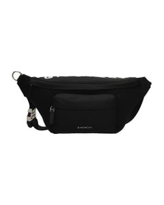 Essential U Waist Bag In Black Polyamide