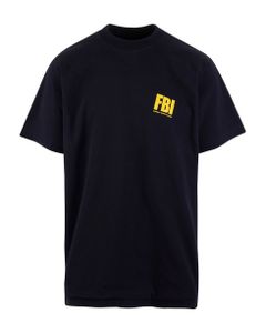 Woman Navy Blue Fbi Year Of Tiger Reversible Oversize T-shirt