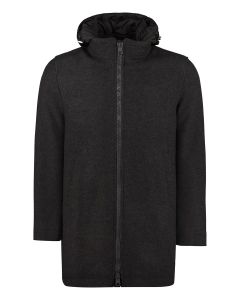 Herno Zipped Hooded Coat