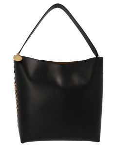 Stella McCartney Frayme Logo Charm Tote Bag
