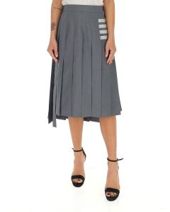 Thom Browne Pleated Asymmetric Skirt