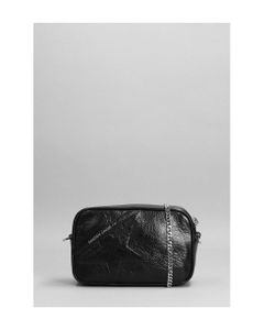 Mini Star Bag Shoulder Bag In Black Leather