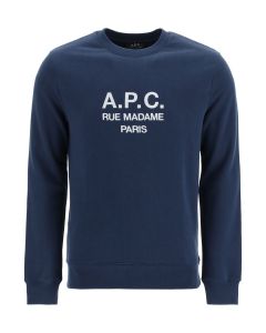 A.P.C. Rufus Logo Embroidered Sweatshirt
