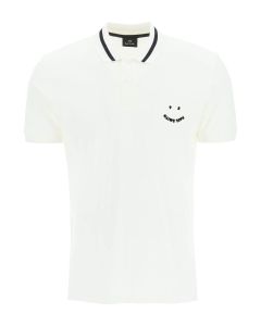 Paul Smith Happy Logo Short-Sleeved Polo Shirt