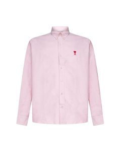 AMI Logo Embroidered Buttoned Shirt