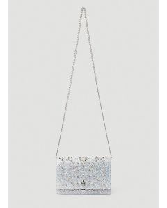 Alexander McQueen Studded Chain-Linked Mini Crossbody Bag
