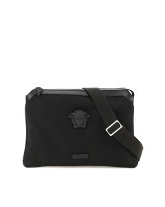 Versace Logo Detailed Foldover Laptop Bag
