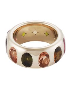 Lo Spazio Multi Colored Tourmaline Ring