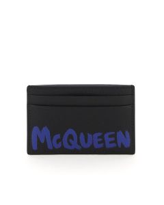 Alexander McQueen Logo Graffiti Cardholder