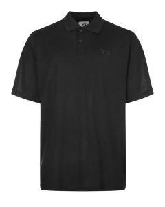 Y-3 Logo Patch Short-Sleeved Polo Shirt