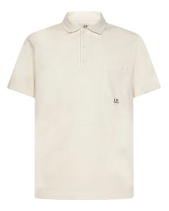 C.P. Company Logo-Printed Short-Sleeved Polo Shirt