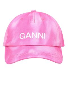 Ganni Logo Detailed Baseball Cap