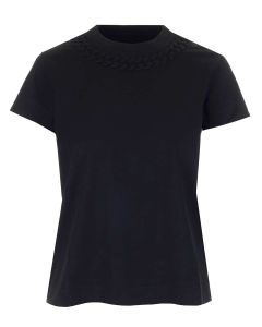 Givenchy Embossed Chain Collar Slim-Fit T-Shirt