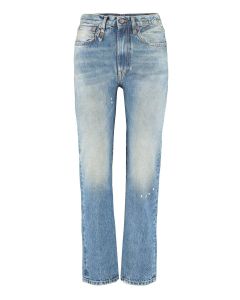 R13 High Waisted Cropped Jeans