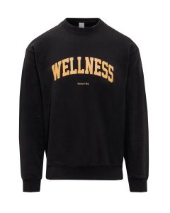 Sporty & Rich Wellness Print Crewneck Sweater