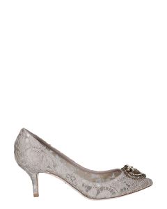 Dolce & Gabbana Lace Detailed Pointed-Toe Pumps