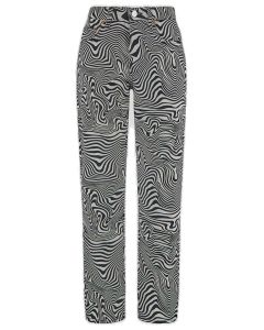 Vetements Zebra Printed High-Waisted Jeans