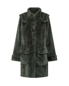 P.A.R.O.S.H. Hooded Faux-Fur Waistcoat