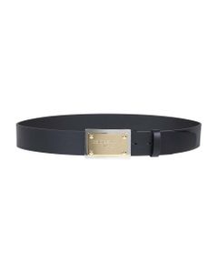Belt With Logo Buckle