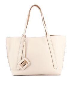 Textured leather tote