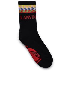 Lanvin Stripe-Detailed Ribbed Socks