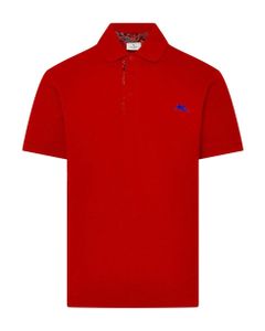 Logo Embroidered Buttoned Polo Shirt Etro