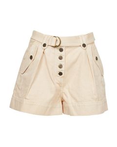 Ulla Johnson High Waist Button-Up Shorts