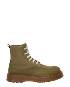 Hogan Lace-Up Chunky Ankle Boots
