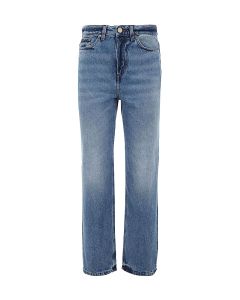 TWINSET Straight Leg Cropped Jeans