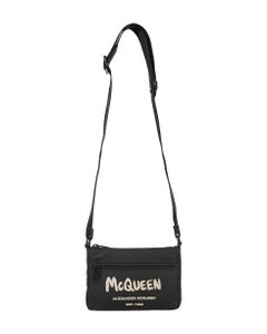 Mcqueen Graffiti Shoulder Bag