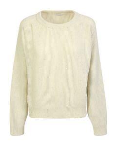 Made From A Cashmere Blend, The Sequins On This Brunello Cucinelli Sweater Add A Touch Of Shine