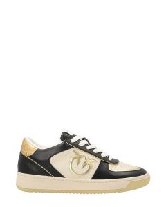 Pinko Color-Block Lace-Up Sneakers