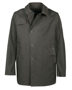 Herno Garment Dyed Trench Peacoat