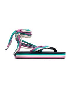Multicolour Thong Strap Sandals