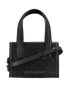 Misbhv Logo-Plaque Mini Top Handle Bag