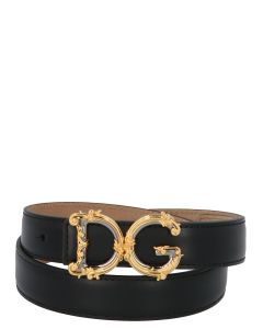 Dolce & Gabbana Baroque Logo Belt