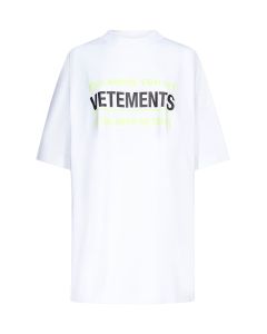 Vetements Logo Printed Crewneck T-Shirt