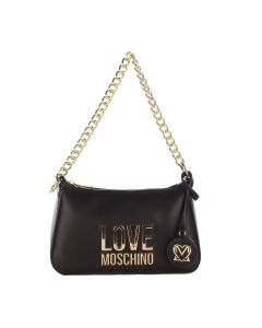 Love Moschino Logo Plaque Small Shoulder Bag