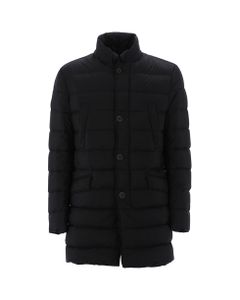 Long Quilted Down Jacket