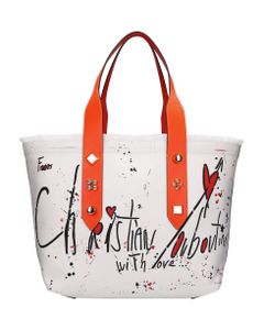 Frangibus Tote In White Faux Leather